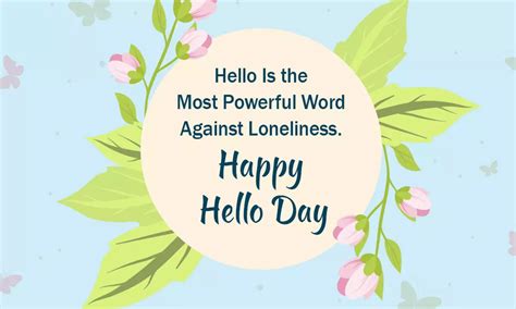 World Hello Day Quotes Wishes And Messages To Share On This Day