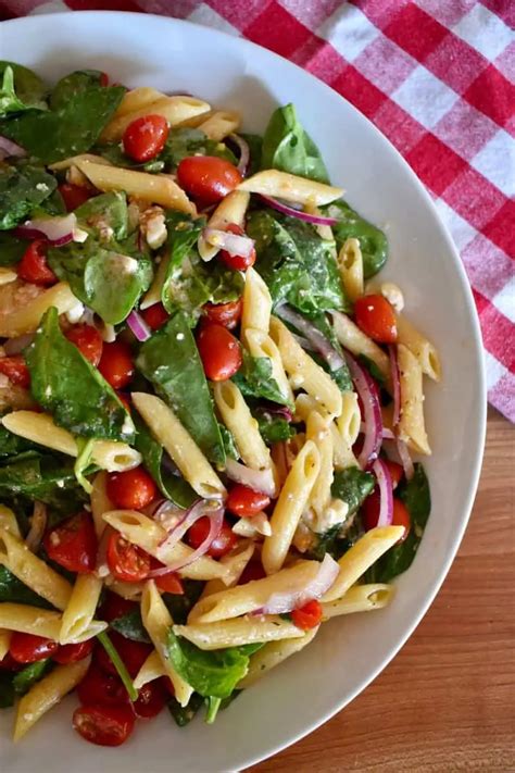 Spinach Pasta Salad This Delicious House