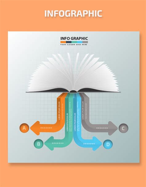 Book Infographics Design Design Template Place