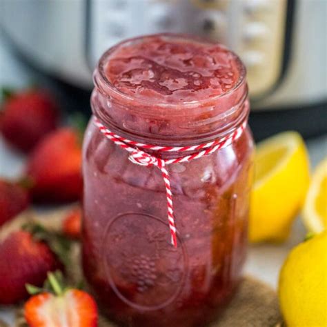 Instant Pot Strawberry Jam Recipe Sweet And Savory Meals