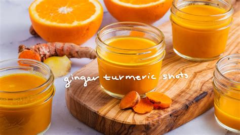 Ginger Turmeric Shot Recipe Anti Inflammatory Wellness Shots Youtube