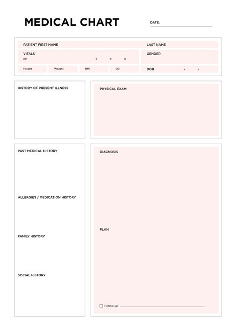 Medical Chart Template