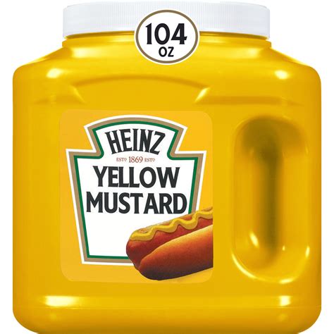 Heinz Yellow Mustard 104 Oz Jug