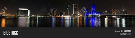 Jacksonville Skyline Image Photo Free Trial Bigstock