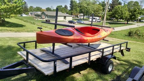 4 Place Kayakcanoe Rack That Goes In A Utility Trailer For Sale In