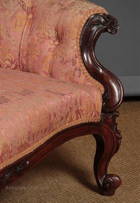 Carved Rosewood Couch C1870 Antiques Atlas