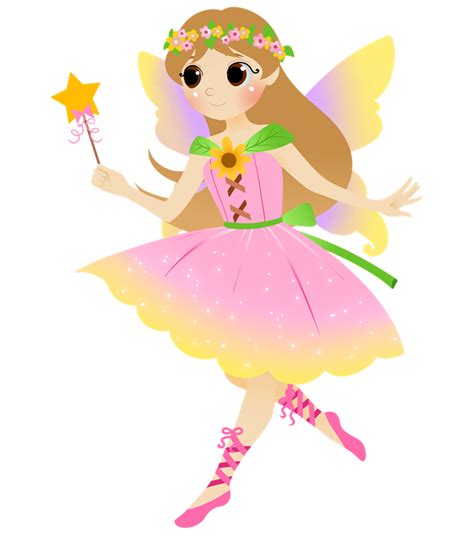 Cute Fairy Clip Art Cartoon Fairies Clipart Fairy Gardens 2 Image 5