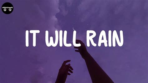 it will rain lyric