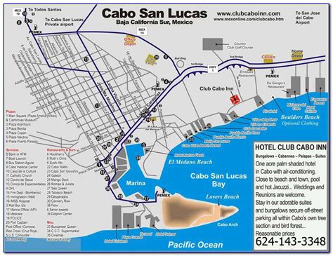 Los Cabos Corridor Hotel Map Maps Resume Examples Q25ZrNb50o