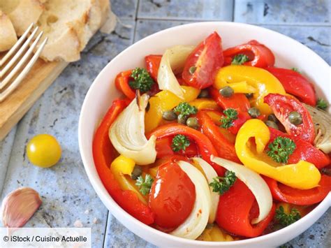 Salade marocaine tomates poivrons oignon facile et rapide découvrez