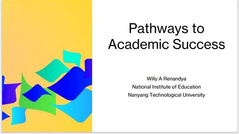 Pathways To Academic Success Willys Elt Corner