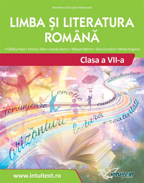 Clasa A Vii A Manualul Intuitext De Limba și Literatura Română