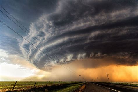 Supercell Over Texas Earth Blog