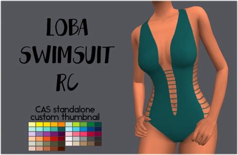 Simsworkshop Sympxls Loba Swimsuit Sims 4 Downloads