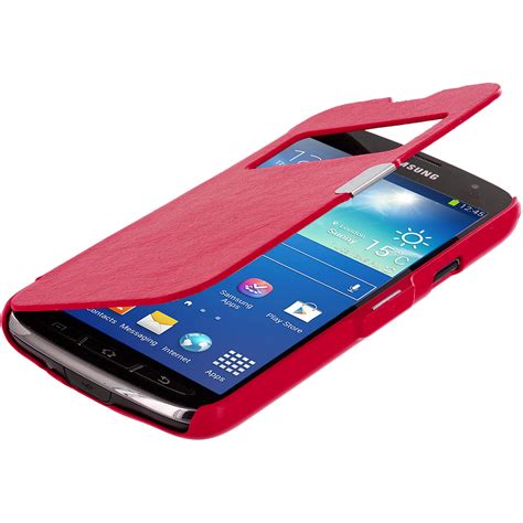 Color Case Open Front Wallet Hard Cover For Samsung Galaxy