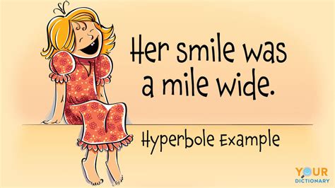 Examples Of Hyperbole For Kids Yourdictionary