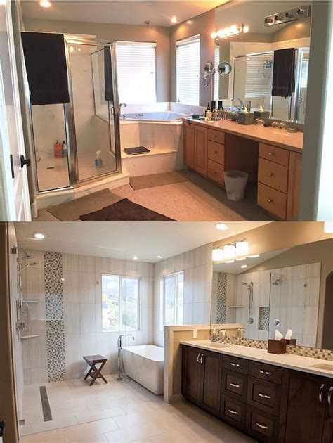 Transform Your Bathroom Before And After Master Bathroom Remodel Ideas
