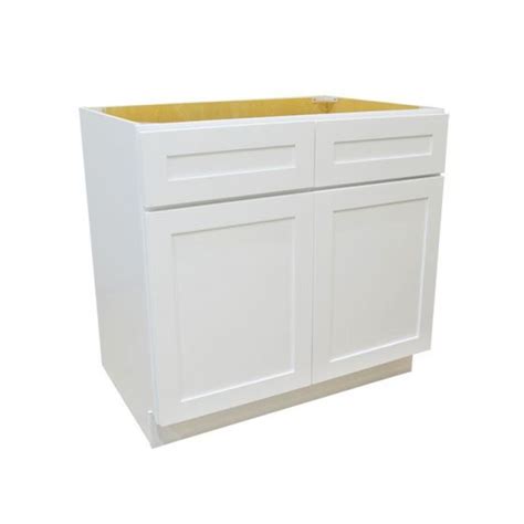 All items (40)in stock kitchen cabinets (36)kitchen wall shelves (3)kitchen cabinet samples (1) hampton bay hampton satin white raised panel stock assembled sink base kitchen cabinet (36 in. B36 White Base Kitchen Cabinet - 36 x 24 x 34.5 in. - Shaker Style Wood Cabinet