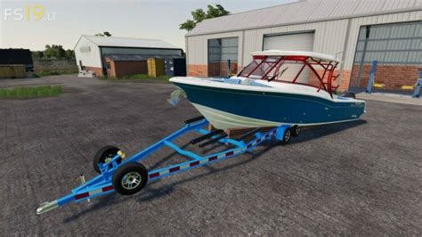 27 Ft Grady White Boat And Trailer V 10 Fs19 Mods Farming Simulator