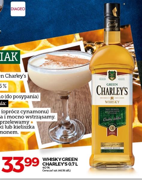 Promocja Whisky Green Charleys 700ml W Topaz