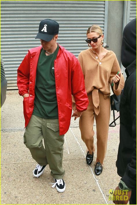 justin and hailey bieber hold hands after new york city lunch photo 4282643 hailey baldwin