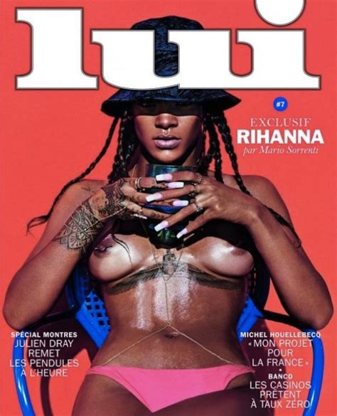 Rihanna Goes Topless For French Playbabe NSFW