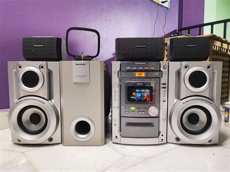 Panasonic Mini Hifi Dvd Stereo System 51ch Model Sa Dk20 Audio
