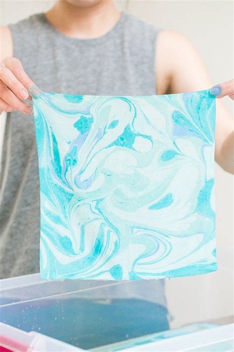 How Amazing Is This Diy Fabric Marbling Technique Fabric Marbling Is