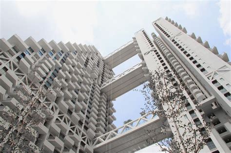 Moshe Safdie Architects Sky Habitat Singapore Construction Designboom