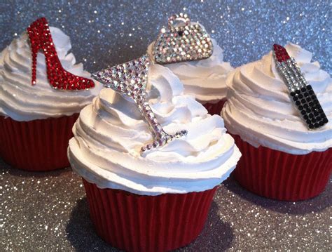 Fashion Sparkly Bling Cupcakes Cupcake Art Cupcake Cakes Cupcake