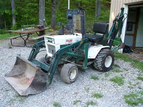Bolens Ht23 Garden Tractor With Brantly Front End Loader And Backhoe