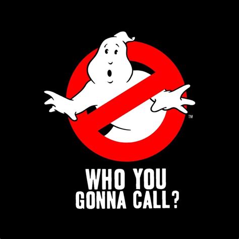 Ghostbusters No Ghost Logo Who You Gonna Call Mens T Shirt Ghost
