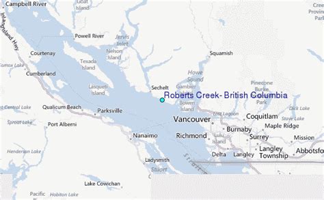 Roberts Creek British Columbia Tide Station Location Guide