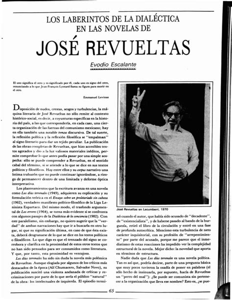 Jose Revueltas Revista De La Universidad De México