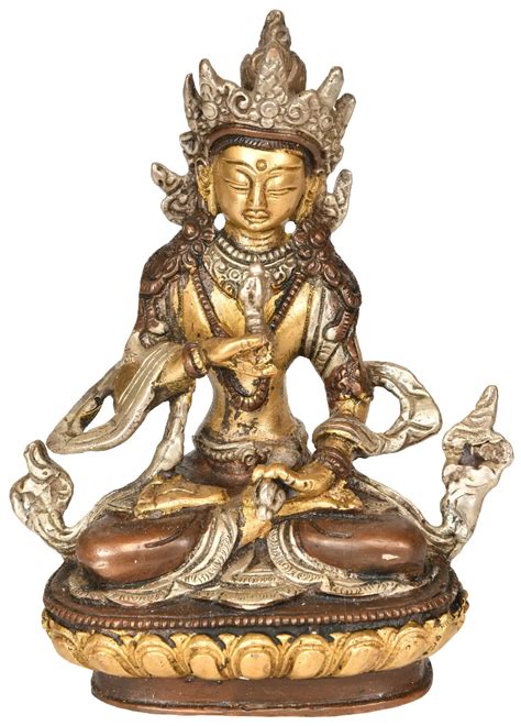 Adi-Buddha Vajrasattva (Tibetan Buddhist Deity) | Exotic India Art