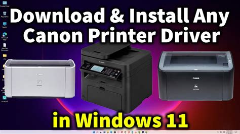 How to Download & Install All Canon Printer Driver in Windows 11 - YouTube