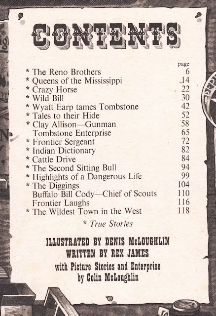 Old Fashioned Comics Buffalo Bill Wild West Annual 1959 Scan A Wallace