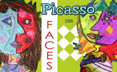 Oil Pastel Picasso Faces Art Lesson Deep Space Sparkle
