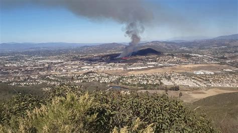 San Marcos Ca Fire 1142021 Near Palomar College Youtube