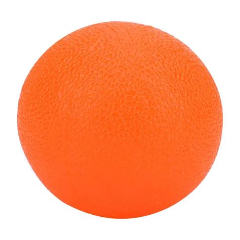 Silicone Massage Therapy Grip Ball For Hand Finger Strength Exercise Stress Relieforange 20