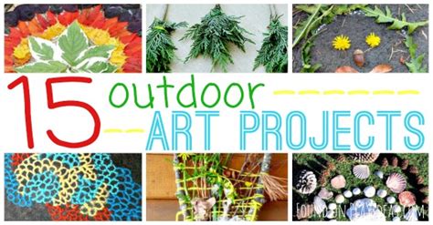 15 Outdoor Art Projects For Kids