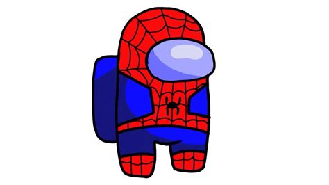 How To Draw Among Us Spider Man Very Easy Small Easy Drawings