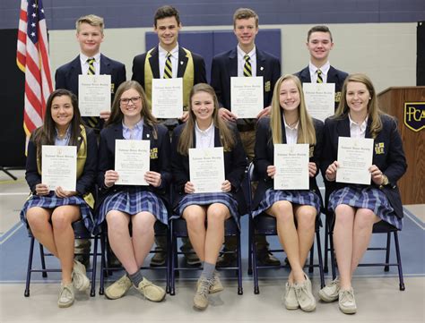 Pca Students Inducted Into National Honor Society Providence Christian Academy