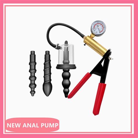 New Manual Anal Pump Rosebud Pump Vacuum Sucking Massage Prostate