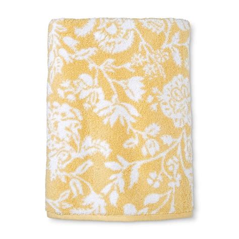Get the lowest price on your favorite brands at poshmark. Performance Floral Texture Bath Towel Yellow Floral ...