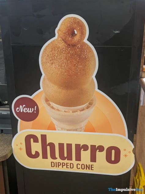 REVIEW Dairy Queen Churro Dipped Cone The Impulsive Buy