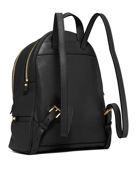 Michael Michael Kors Rhea Small Zip Backpack In Black Lyst