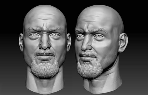Male Head Sculpt Human Scifi Fantasy 3d Anatomy