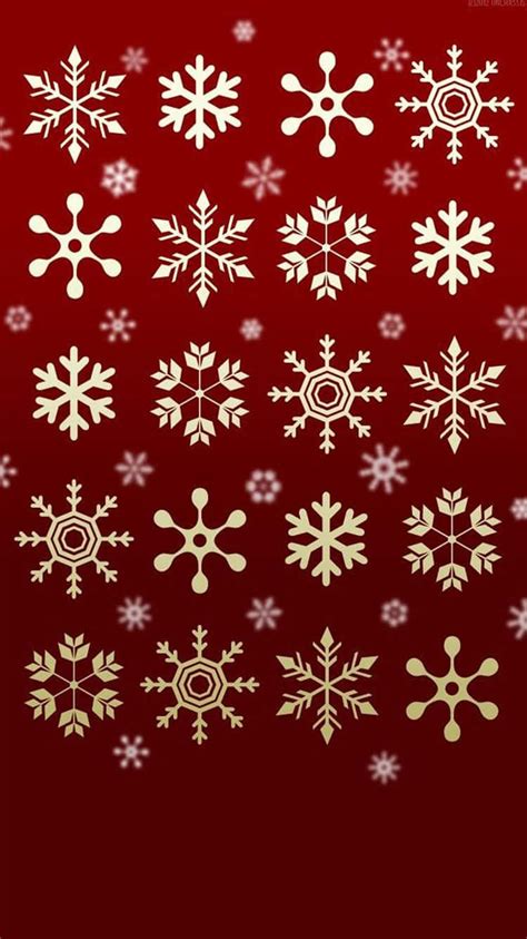 Download Christmas Snowflakes Holiday Iphone Wallpaper