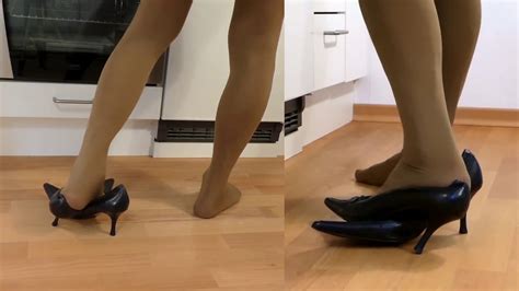 Black High Heels In Kitchen Youtube